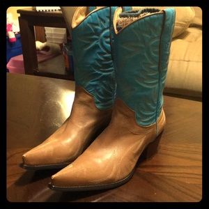 Guess by Marciano leather cowgirl boots
